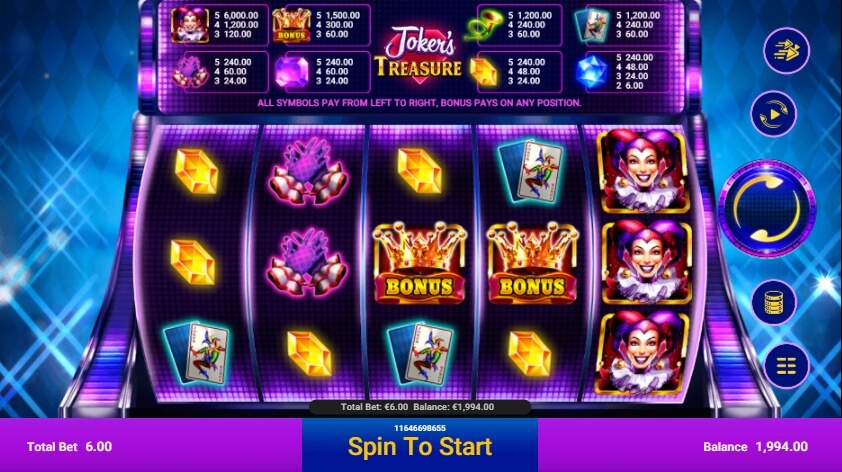 JOKER'S TREASURE SPADEGAMING slotxo247 สมัครสมาชิก