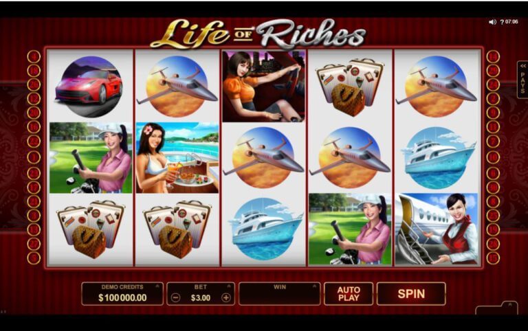 Life of Riches Microgaming slotxo247 ทดลองเล่นสล็อต