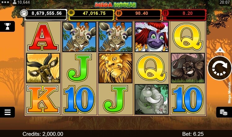 Mega Moolah Microgaming slotxo247 สมัคร สล็อต