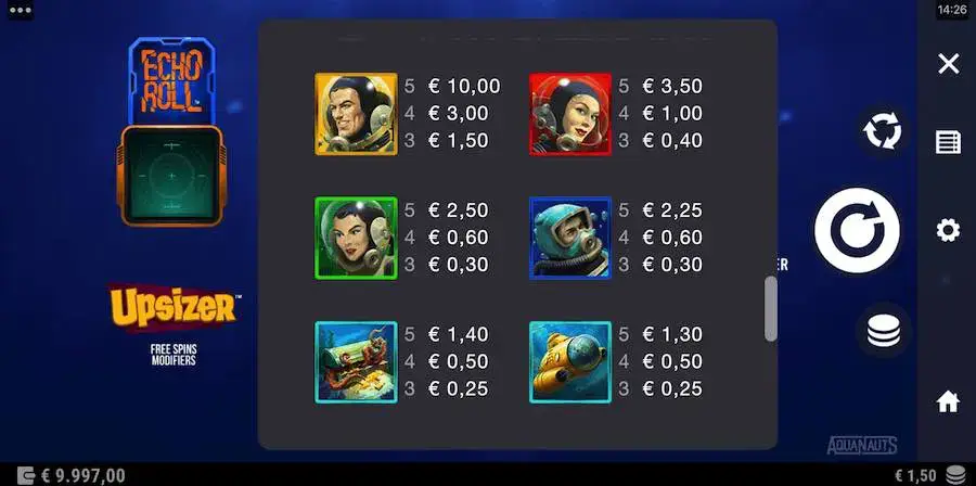 Aquanauts Microgaming slotxo247 ทดลองเล่นสล็อต