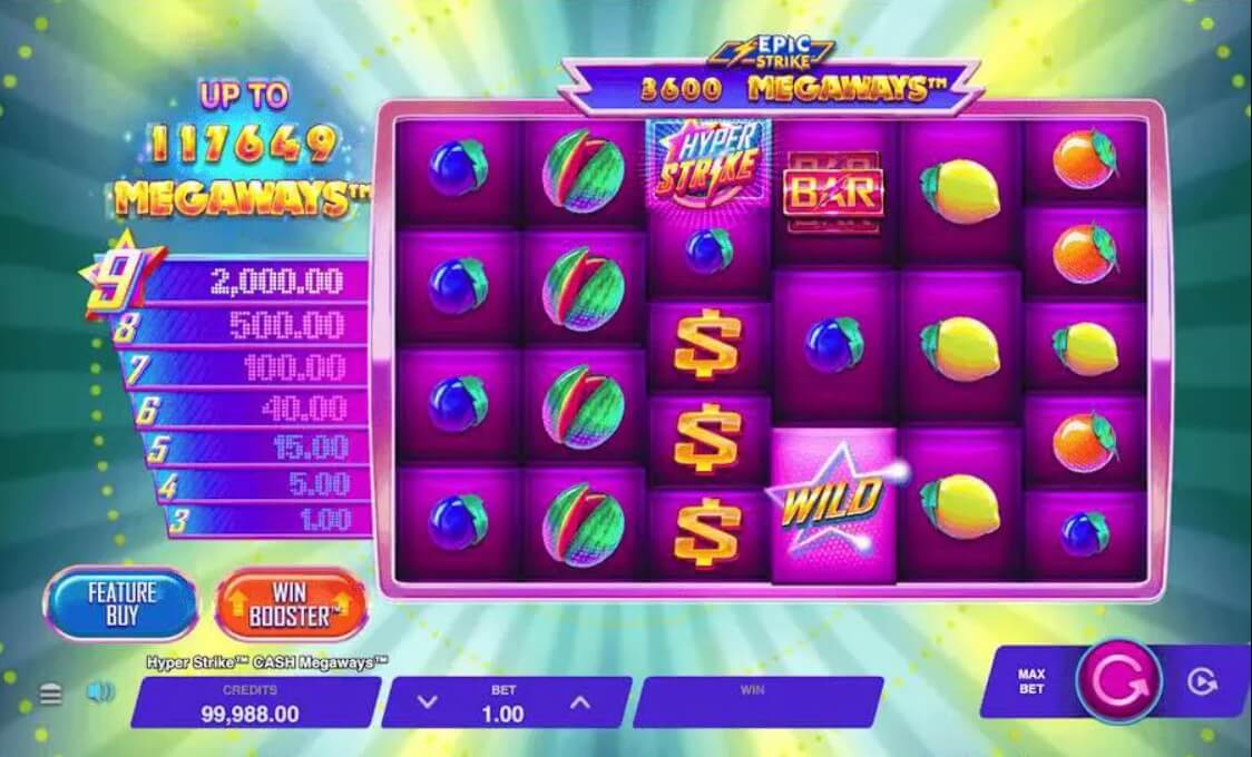 Hyper Strike Cash Megaways Mad Microgaming slotxo247 เว็บตรง