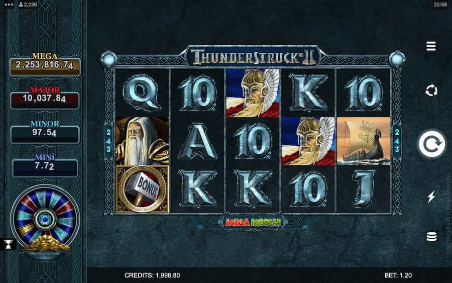 Thunderstruck 2 Mega Moolah Microgaming slotxo247 เว็บตรง