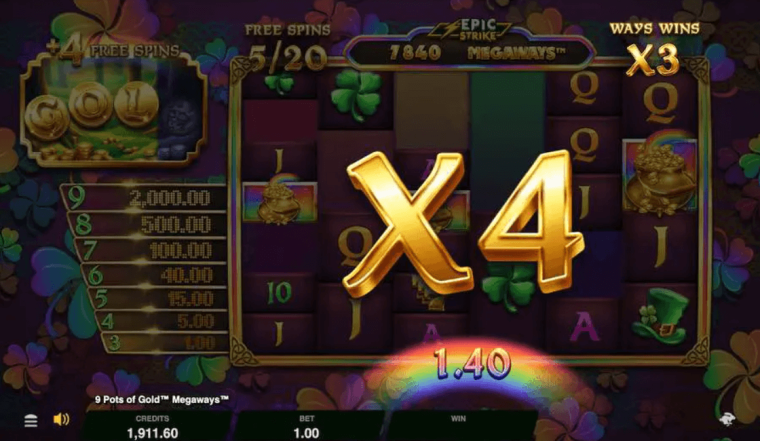 9 Pots Of Gold Megaways Microgaming slotxo247 ฝาก ถอน