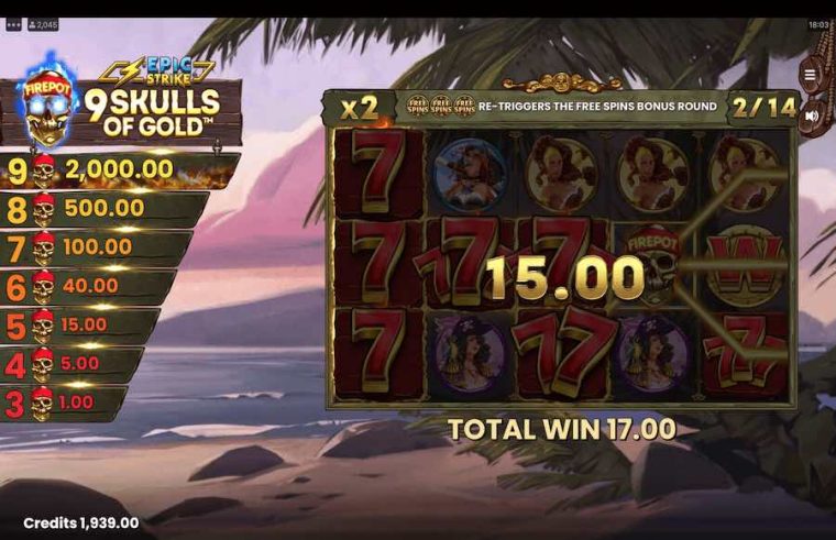 9 Skulls Of Gold Microgaming slotxo247 ฝาก ถอน